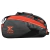 Paletero Nox Luxury Open Series en color negro y rojo, con diseño moderno y logo visible.