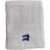 Toalla Royal WPT blanca con logo azul bordado