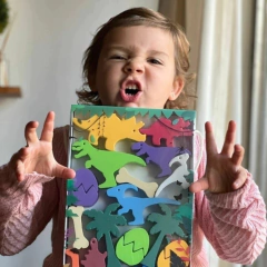 Bloques Goma DINOS - comprar online