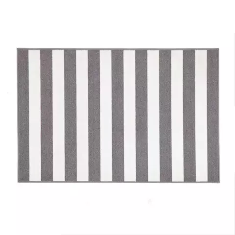 ALFOMBRA RAYAS GRIS - comprar online