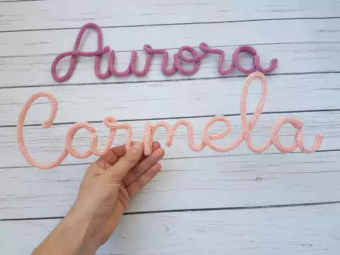 Nombres Tejidos personalizados a pedido