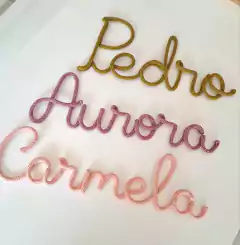 Nombres Tejidos personalizados a pedido - PECAZ
