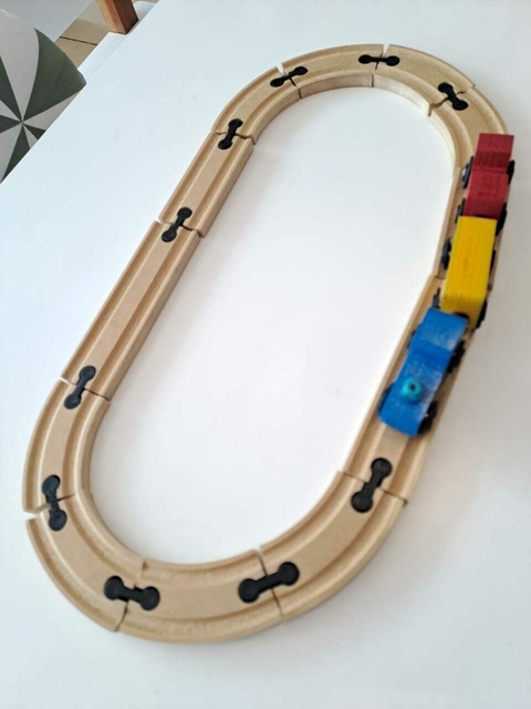 PISTA DIDACTICA DE MADERA