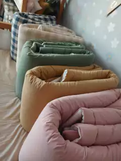 ACOLCHADO TUSSOR LISO CUNA FUNCIONAL