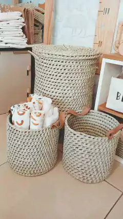 CANASTO PALMA XL CON TAPA - PECAZ