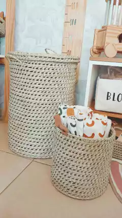 CANASTO PALMA XL CON TAPA en internet