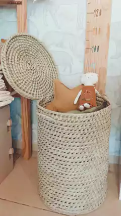 CANASTO PALMA XL CON TAPA