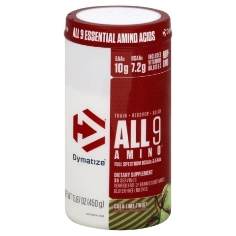 All 9 Amino Dymatize 30 servicios 450gr