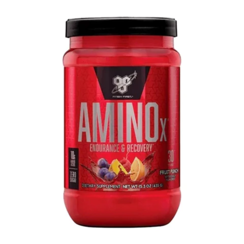 Amino X Bsn 30 Servicios sabor fruit punch y sabor uva