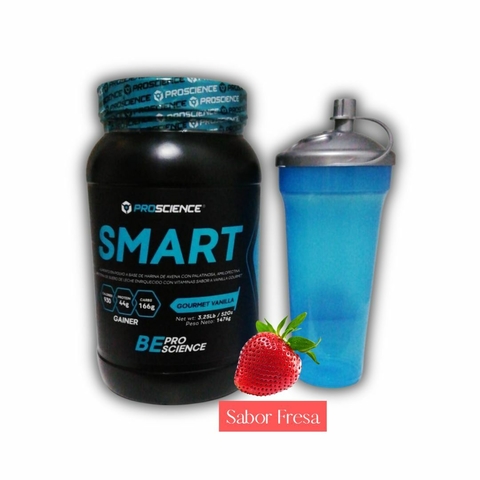 Smart Gainer 3.25 lbs + Termo sabor fresa