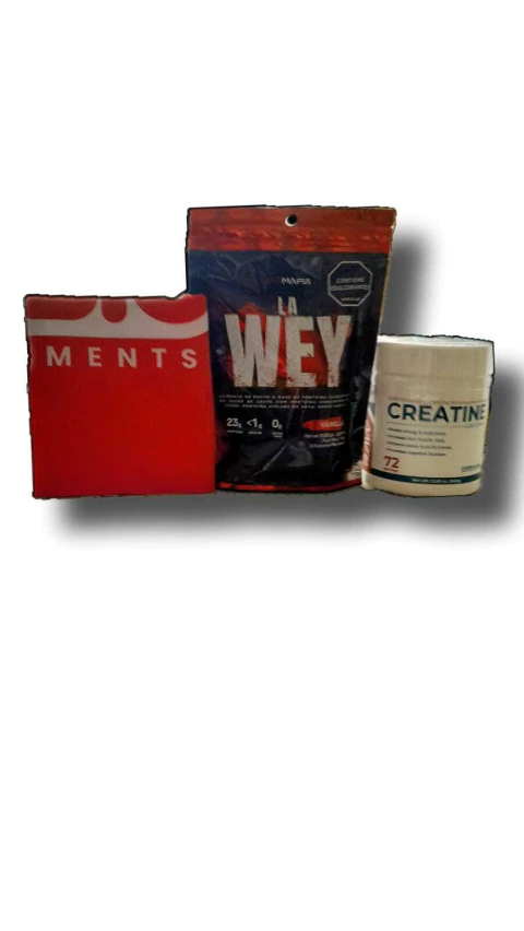 KIT Definición La whey de 5 servicios + creatina raw 72 ser + Toalla