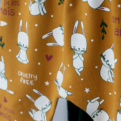 calça infantil-amor pelos animais-baby-buda-bebê-budinha-coelho-calça bebê-bebê yoga-coelho yoga-cruelty free