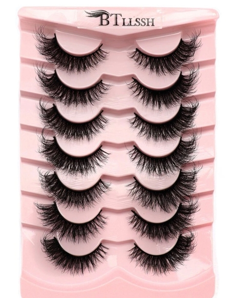 kit de pestañas 7 pares