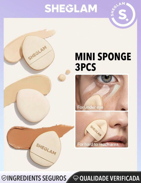 set 3 mini esponjas ENVIO (PRE SALE)