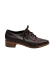 Zapato Venecia Napa Chocolate con Brillo
