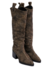 Bota Rouse Alta Croco Chocolate - comprar online