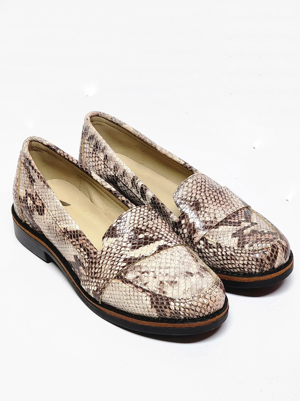 Mocasín Atenas Piton Beige thumbnail 3