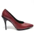 Stiletto Bela Napa Bordo - Martino Anello Zapatos de Autor