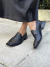 Mocasín Camille Cuero Negro - Martino Anello Zapatos de Autor