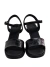 Imagen de Sandalia Santorini Croco Negra