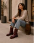 Bota Uma Cuero Crash Bordo