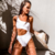 TRIKINI SNAKE BLANCA