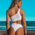 TRIKINI SNAKE BLANCA - comprar online
