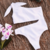 TRIKINI SNAKE BLANCA - tienda online