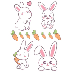 COELHO FOFINHO | DECALQUE - comprar online