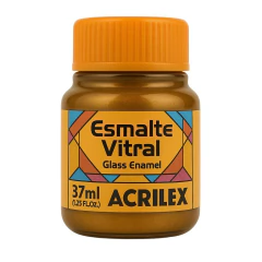 548 | TINTA ESMALTE VITRAL ACRILEX - OURO VELHO - 37ML - comprar online
