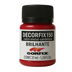 437 BRILHANTE | TINTA DECORFIX150 - VERMELHO ESCARLATE - 37ml - comprar online