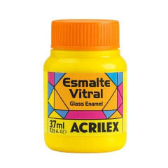 522 | TINTA ESMALTE VITRAL - AMARELO 37ML - comprar online