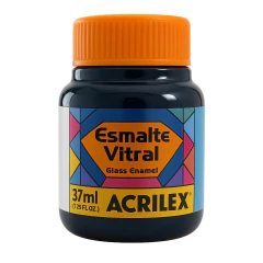 502 | TINTA ESMALTE VITRAL ACRILEX - AZUL COBALTO - 37ML - comprar online