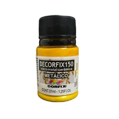 395 | TINTA DECORFIX 150 - AMARELO METALIZADO