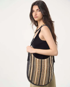 CARTERA LUNA I CHAGUAR Y CUERO - comprar online