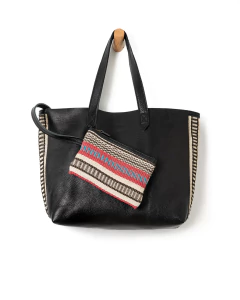 Cartera Luli | CHAGUAR BLANCO NEGRO Y FUCSIA - comprar online