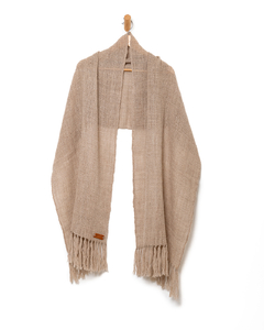Chalina de lana de llama | BEIGE - comprar online