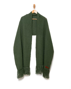 Chalina de lana de llama | Verde - comprar online
