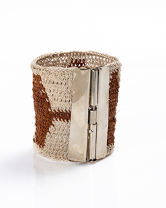 Pulsera de Chaguar | NORA TONO NATURAL Y MARRÓN en internet