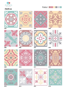 Vinilos 20x25 Paleta I