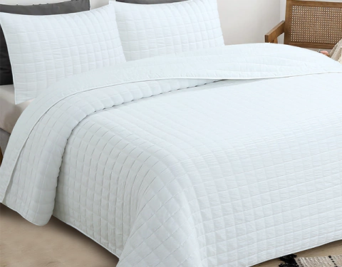 Cubrecama Sienna King Blanco