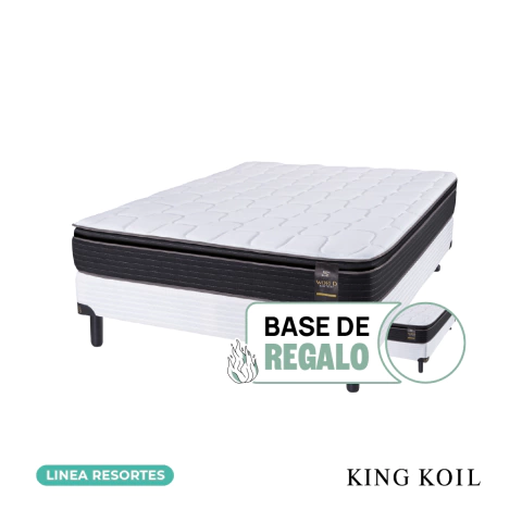 Colchon King Koil Finesse 190X90 + SOMMIER DE REGALO - comprar online