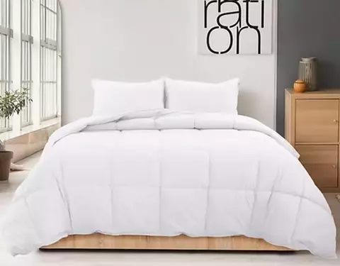 Acolchado Plumon Luxury King Blanco - comprar online