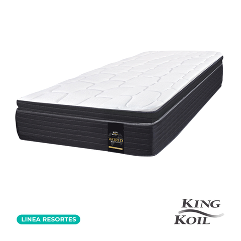 Colchon King Koil Finesse Pillow Top 1 Plaza 190X80 - comprar online