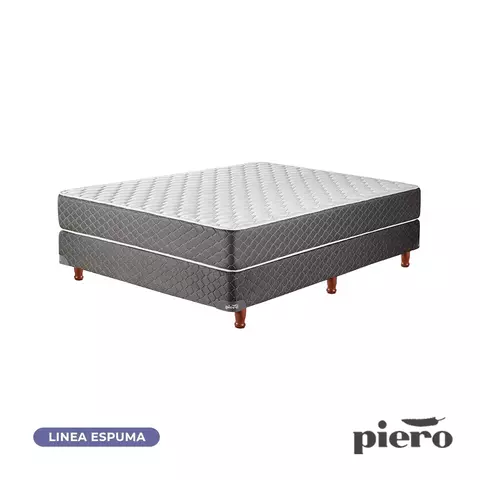 Conjunto Foam Piero 2 Plazas 190x140x23 (Sommier Piero) - comprar online