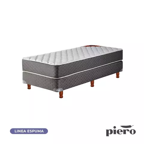Conjunto Spring Piero 1 Plaza 1/2 190X100X26 (Sommier Piero) - comprar online