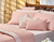 Sábanas 200 Hilos 50% Algodón 50% Microfibra Queen 160x200 Danubio Colors Rosa