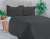 Cubrecama Santorini Twin 1 Plaza 1/2 Gris Oscuro - comprar online