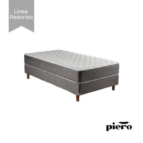 Sommier Piero Spring 1 y 1/2 Plazas 190x100