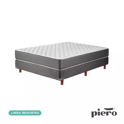Conjunto Spring Piero 2 Plazas 190x140x26 (Sommier Piero) - comprar online